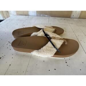 REEF Women's Beach Bum Strand Shortbread Size 7 Medium Width Brand NEW